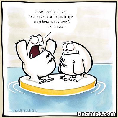 люди на льдине