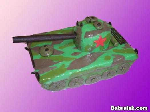 торт-танк для танкиста