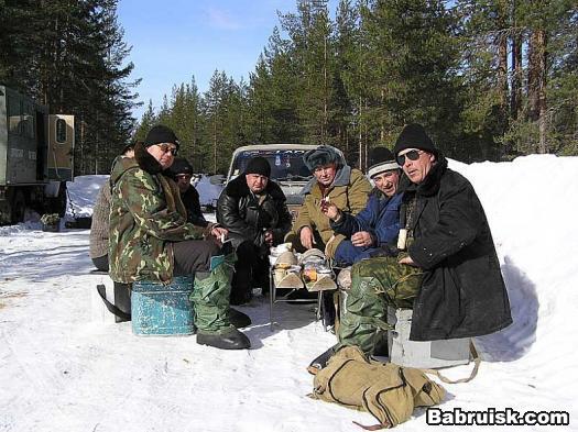 зимняя пьянка