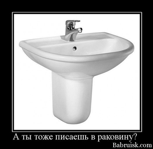 я ссу в раковину - это звучит гордо!