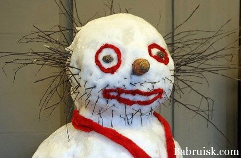 ёбаный по голове снеговик