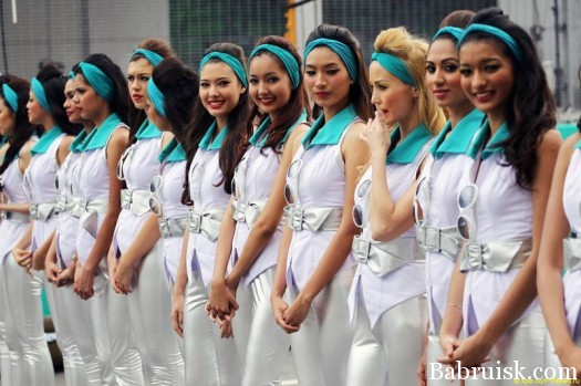 Grid girls - Malaysian Grand Prix - 2012