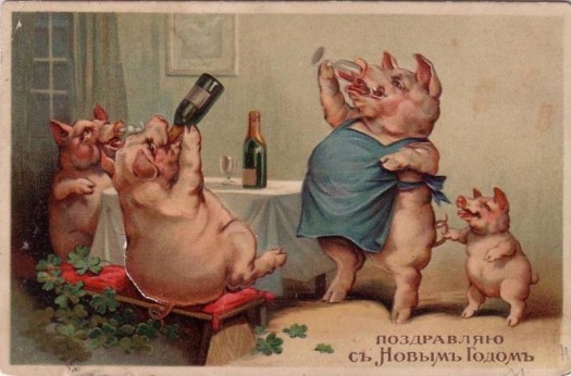 пьяные свиньи